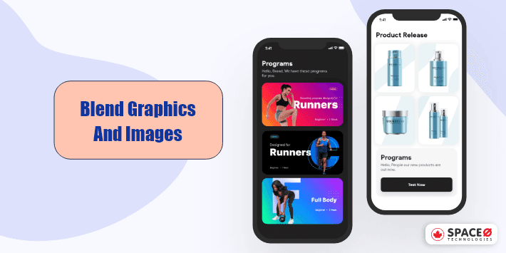 Blend Graphics and Images