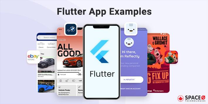 Flutter app examples