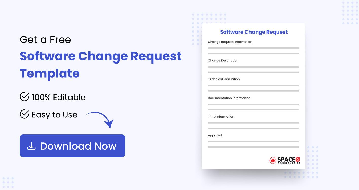 Free Software Change Request Template