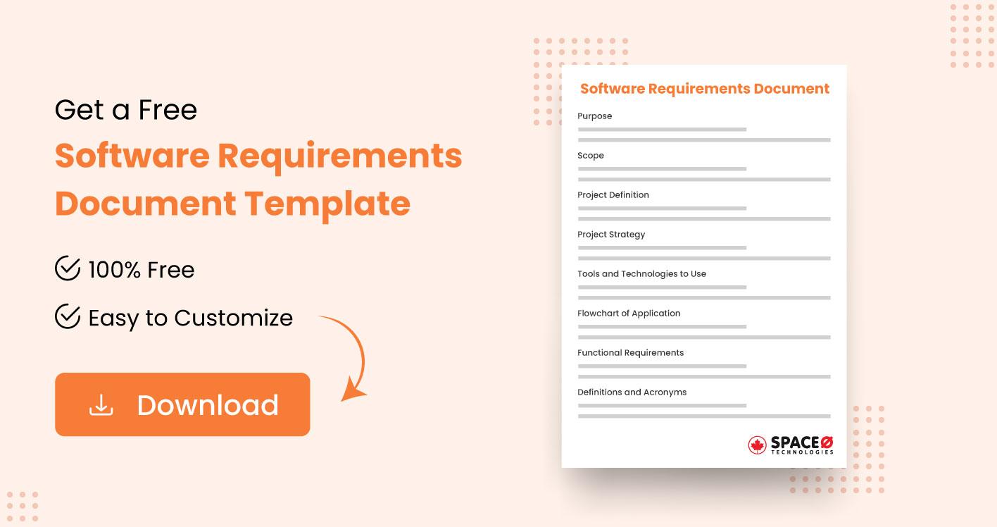 Free Software Requirements Document Template