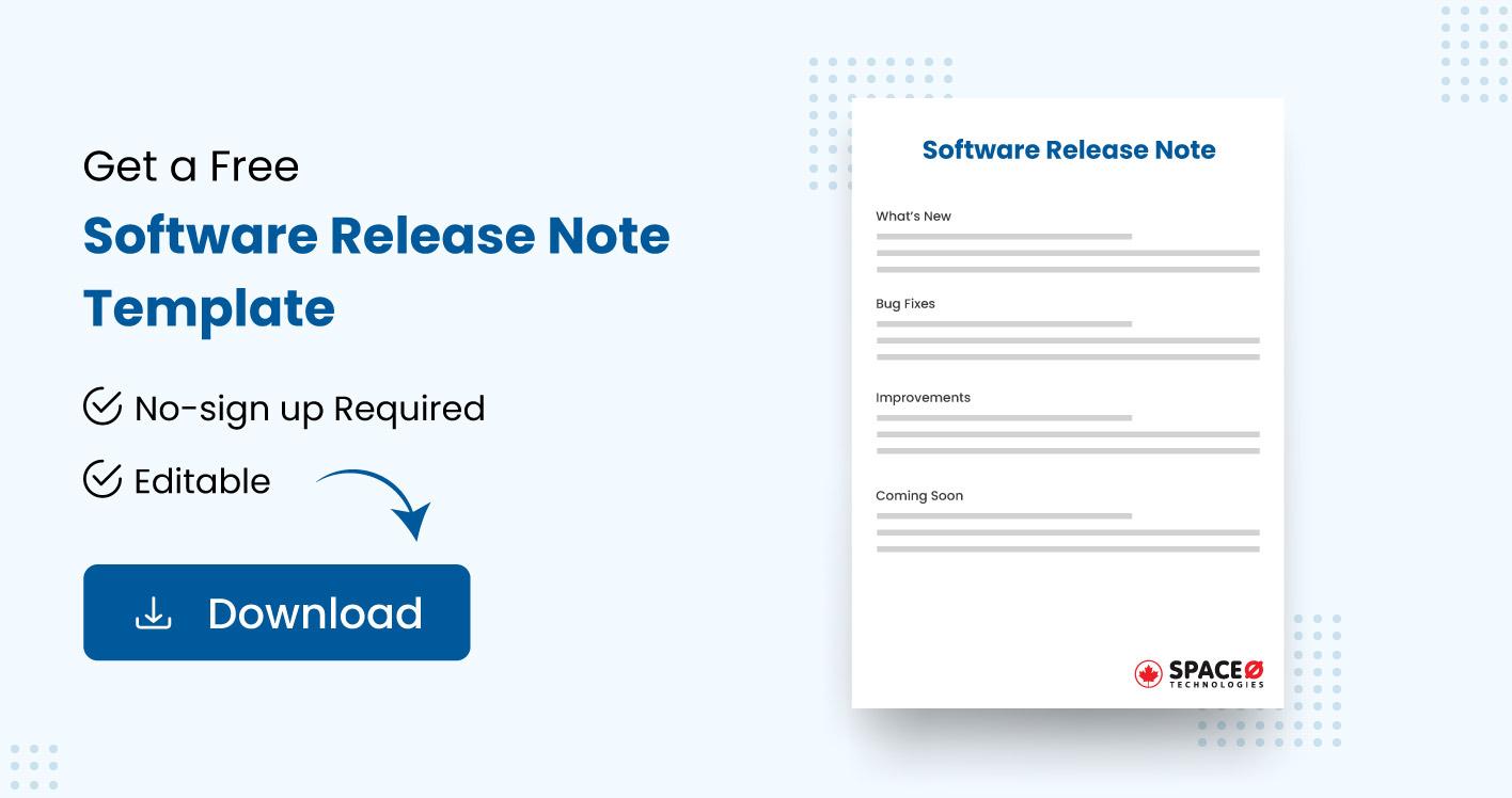 Software-Release-Note-Template