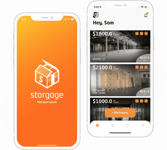 Abstract of Custom Self-Storage Space App