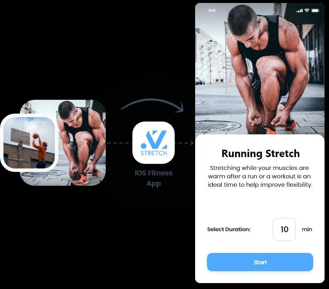 AZ Stretch – iOS Fitness App
