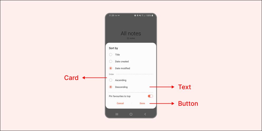 Flutter Widgets Example