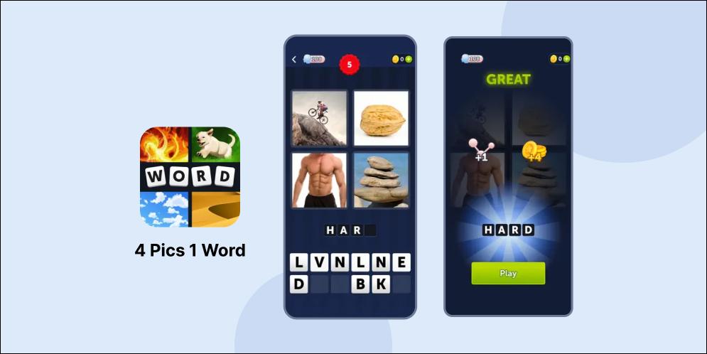 4 Pics 1 Word App Screen