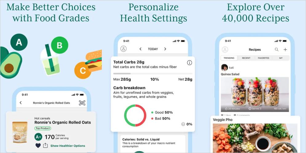 Fooducate- Nutrients and Diet Tracker App