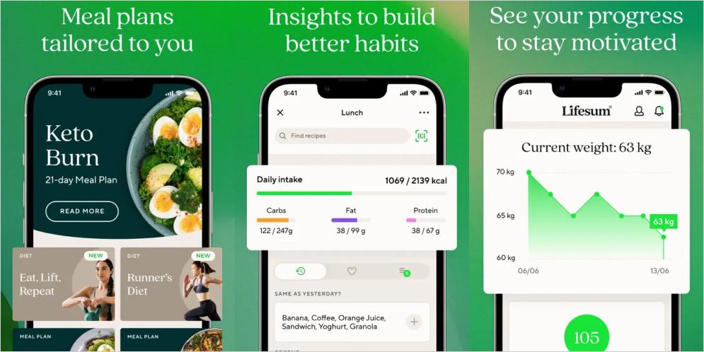 Lifesum- Diet and Macro Tracker App