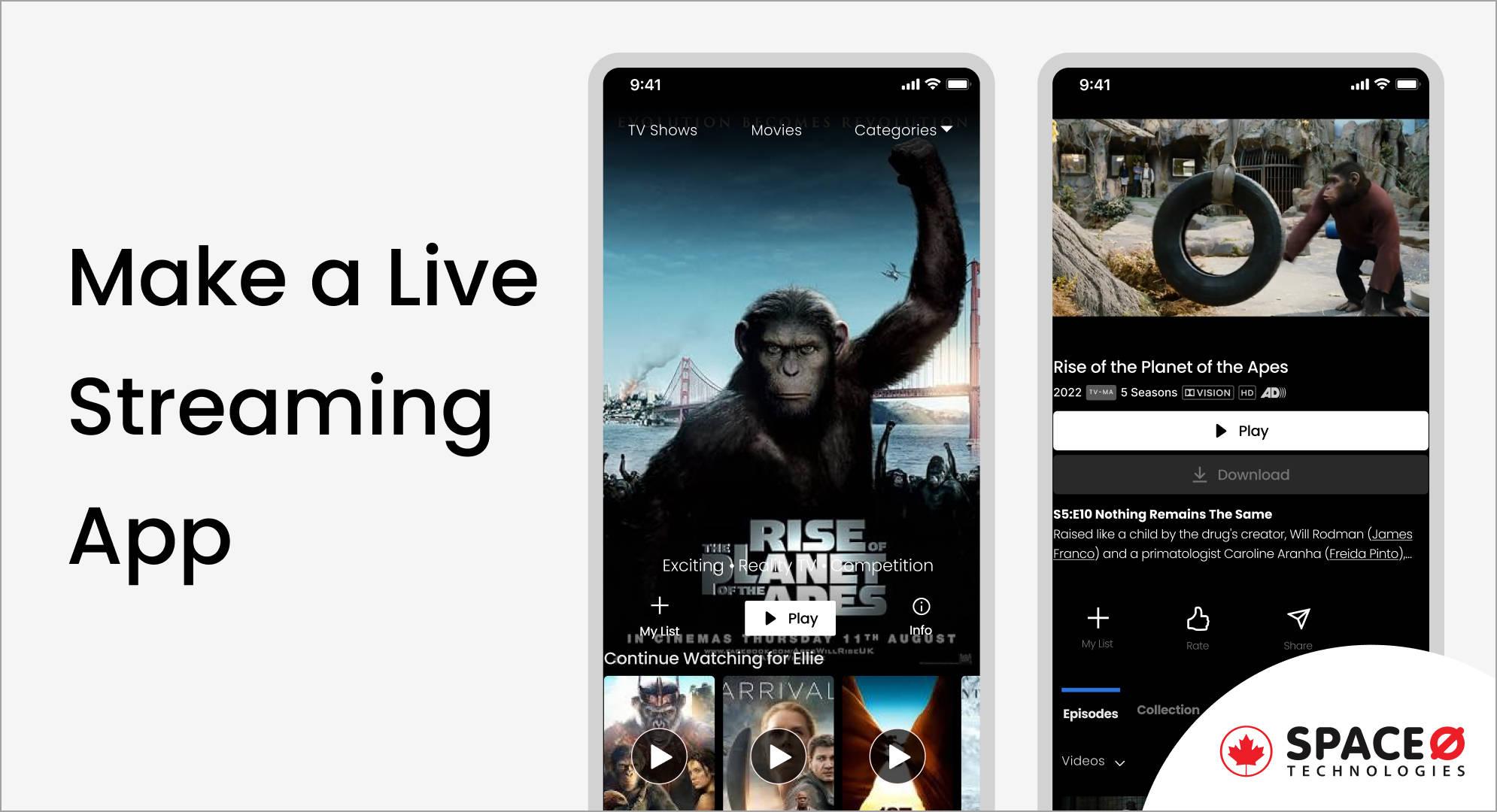 Make a Live Video Streaming App