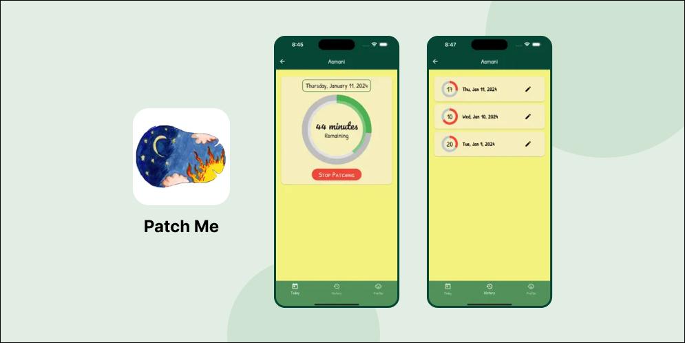 Patch Me App Screen