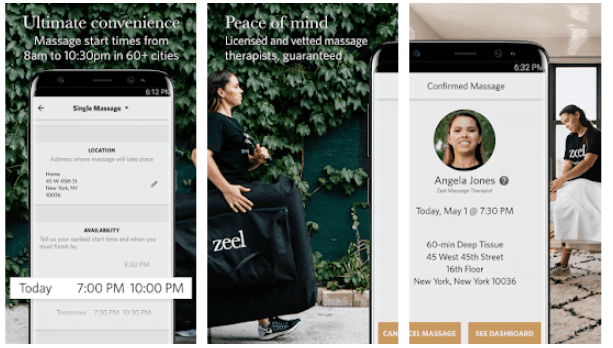 Zeel massage app