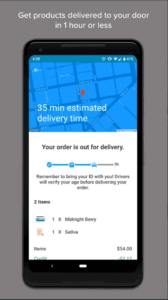 weed delivery app development