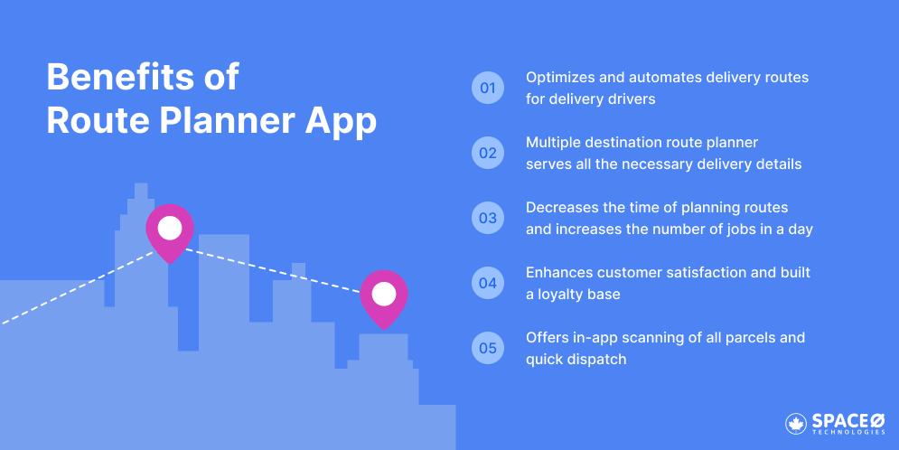 Benefits of Route Planner App