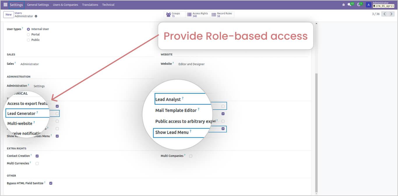 Establish User Roles and Permissions