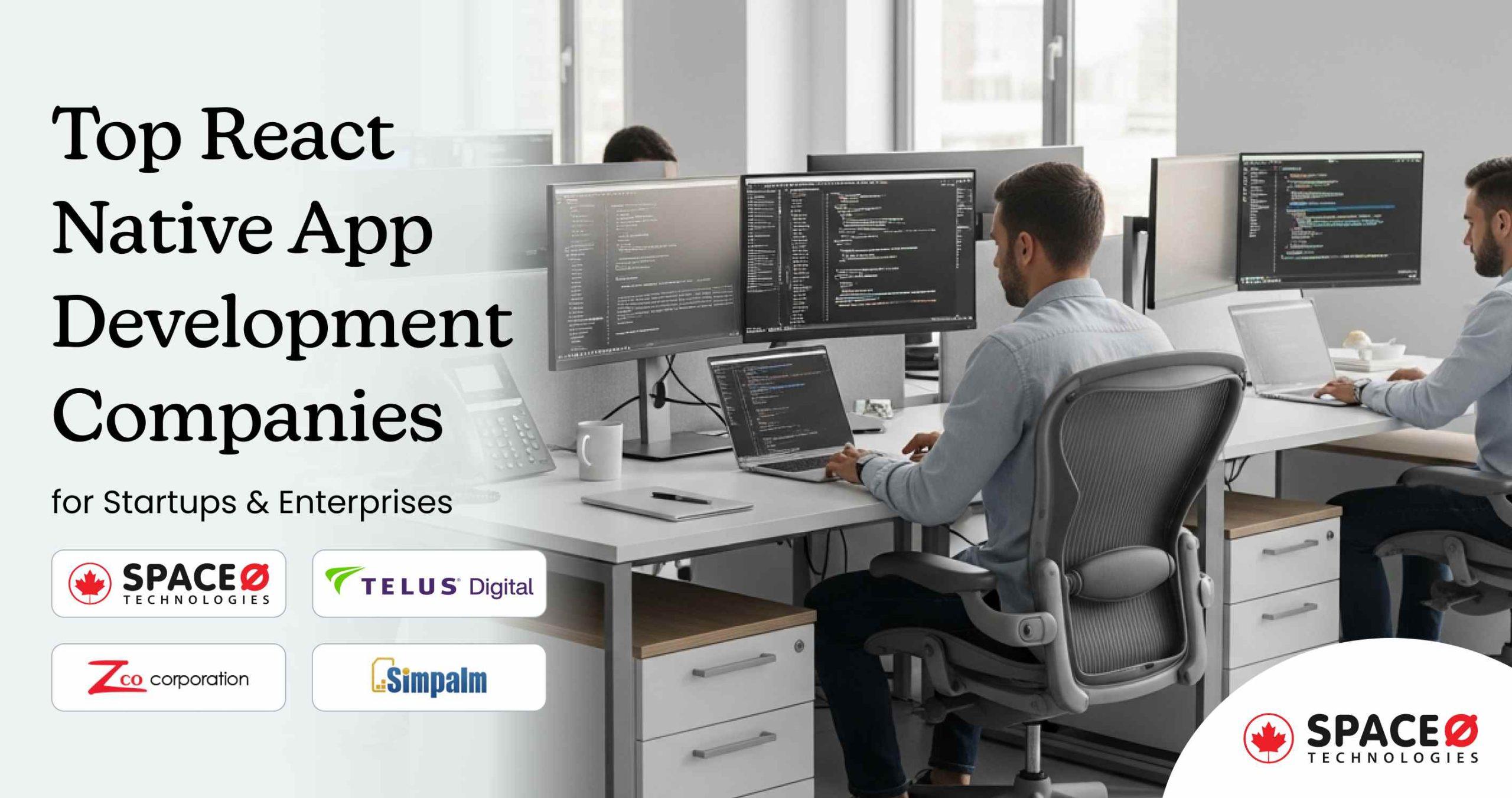 Top React Native App Development Companies for Startups & Enterprises